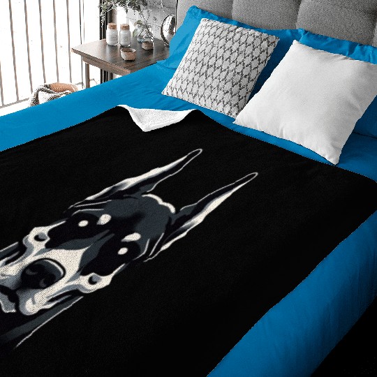 Doberman Essence Baby Blankets
