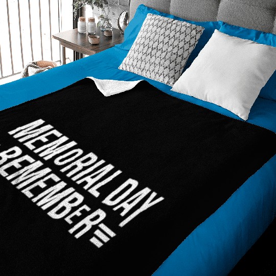 Memorial Day Commemorative Design Baby Blankets