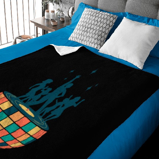 Disco ball - Dancing - Groovy - Clockwork Elements Baby Blankets