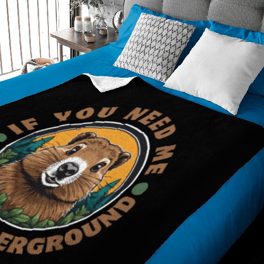 Groundhog Baby Blankets