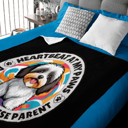 Havanese dog Baby Blankets