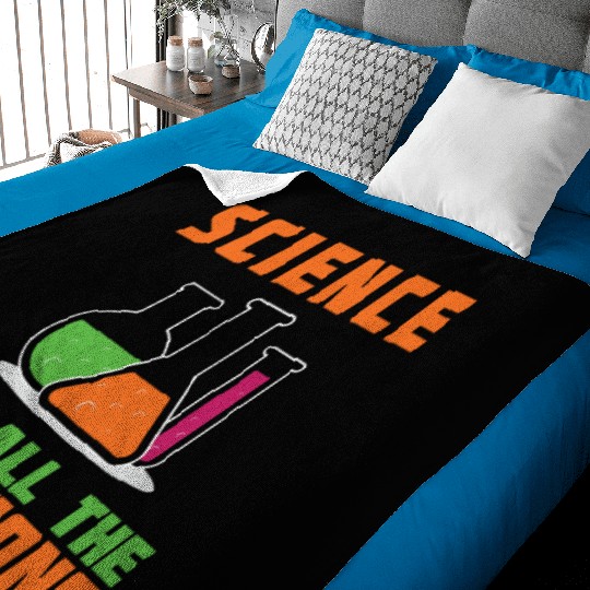 SCIENCE HAS ALL THE SOLUTION Baby Blankets