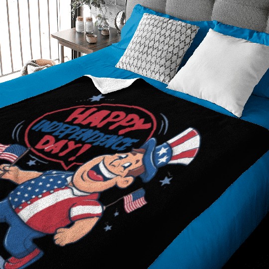 happy independence day Baby Blankets