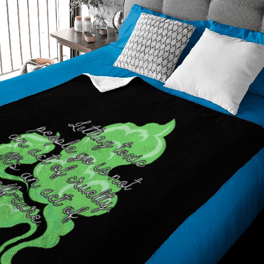 Letting toxic people go is an act of self-care. Baby Blankets