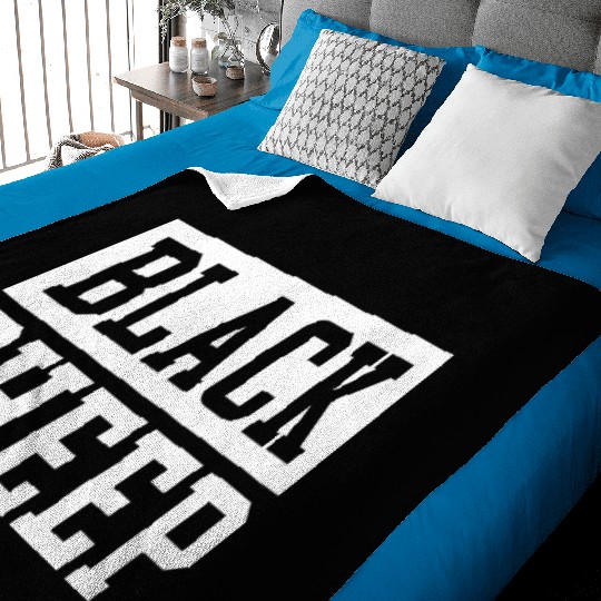 Black Sheep Baby Blankets