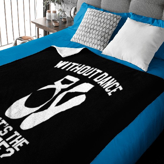 Elegant Ballet Dancer Graceful Moves Baby Blankets