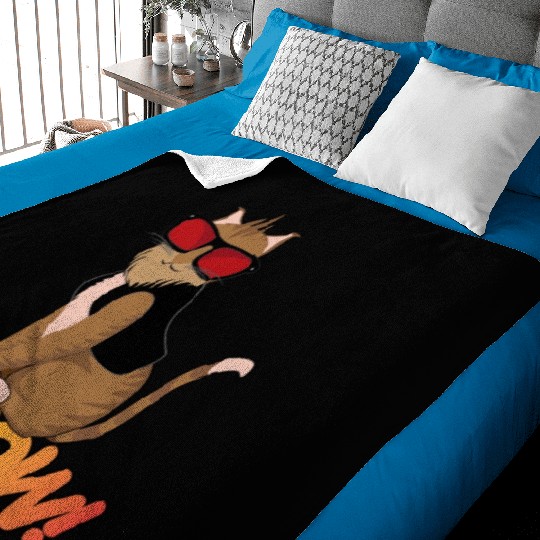 Cat Pose Meow! Baby Blankets