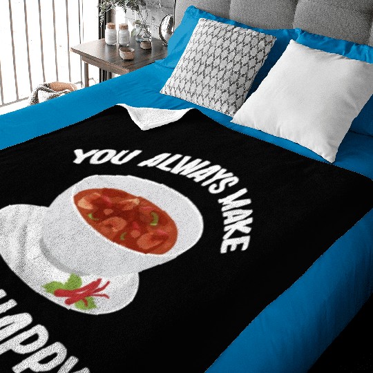 You Always Make Miso Happy Chinese Cuisine Baby Blankets