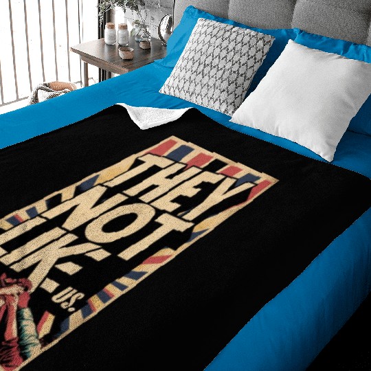 They not like us Baby Blankets