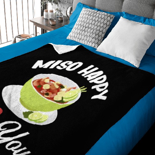 Miso Happy Pho You Asian Chinese Cuisine Baby Blankets