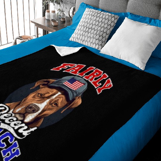 4th Of July Baseball Coach Fairly Decent Coach Baby Blankets