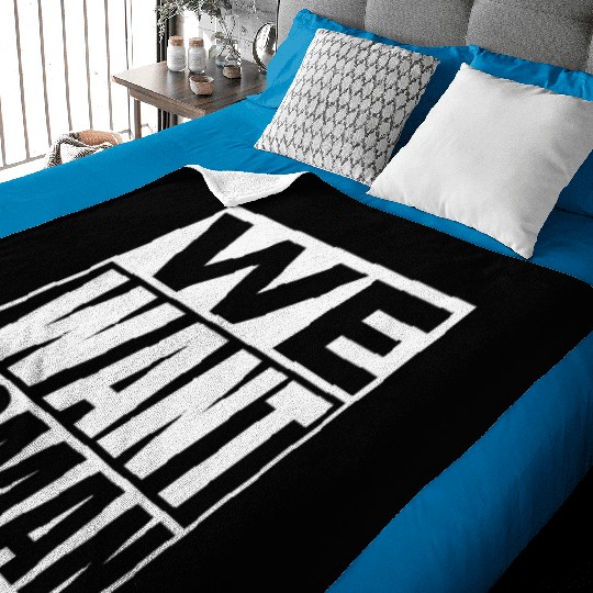 We Want Roman Vintage Wrestling Entertainment Wrestling Merch Baby Blankets