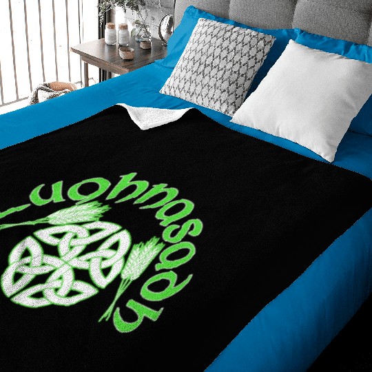 Irish Lughnasadh Festival Celtic Knot Baby Blankets
