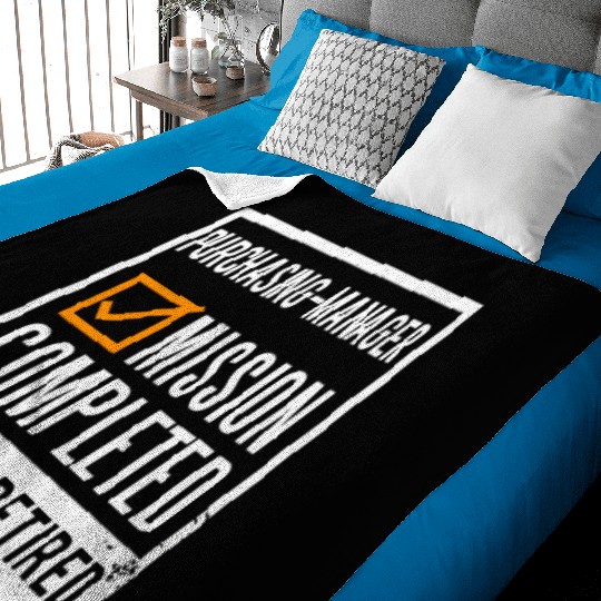 Retirement - Retired Purchasing-Manager Baby Blankets