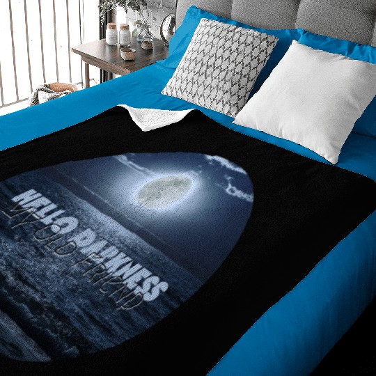 Hello Darkness My Old Friend Baby Blankets