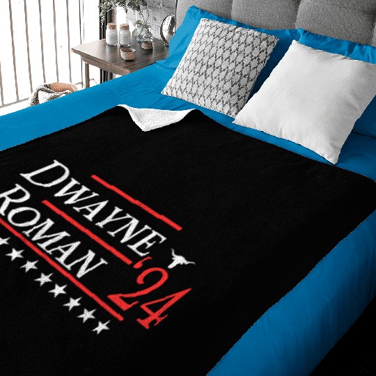FUNNY 2024 ELECTION Dwayne Roman, Wrestling Fan Baby Blankets