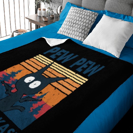 Funny | Hilarious Gift Idea | Pew Pew Madafakas Baby Blankets