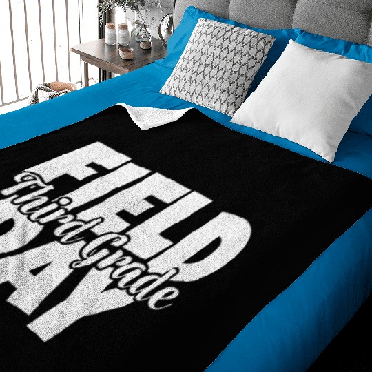 Field Day 2024 3rd Third Grade School Teacher Baby Blankets