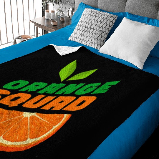 Orange Citrus Fruit Orange Lover Orange Squad Baby Blankets