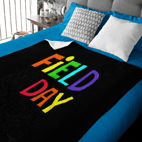 Field Day Fun Day For Teacher Field Day Baby Blankets