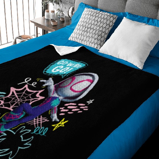 Marvel Spidey And His Amazing Friends Ghost Spider Baby Blankets