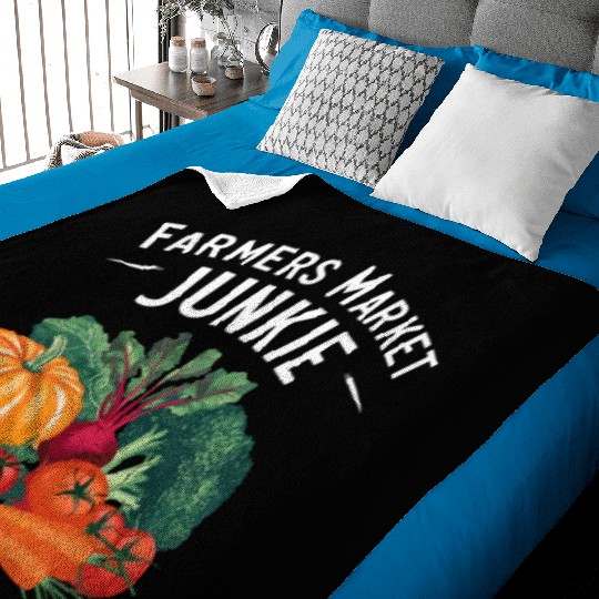 Farmers Market Farmer Agriculture Farming Food Baby Blankets