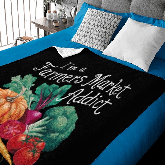 Farmers Market Farmer Agriculture Farming Food Baby Blankets