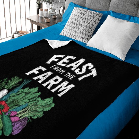 Farmers Market Farmer Agriculture Farming Food Baby Blankets