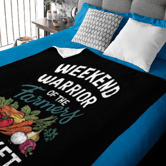 Farmers Market Farmer Agriculture Farming Food Baby Blankets