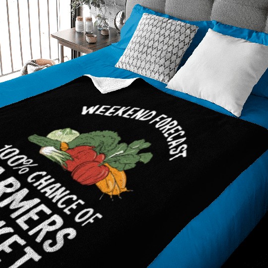 Farmers Market Farmer Agriculture Farming Food Baby Blankets