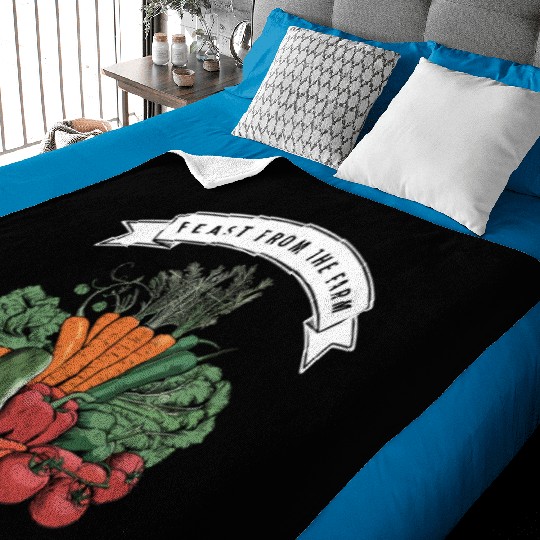 Farmers Market Farmer Agriculture Farming Food Baby Blankets