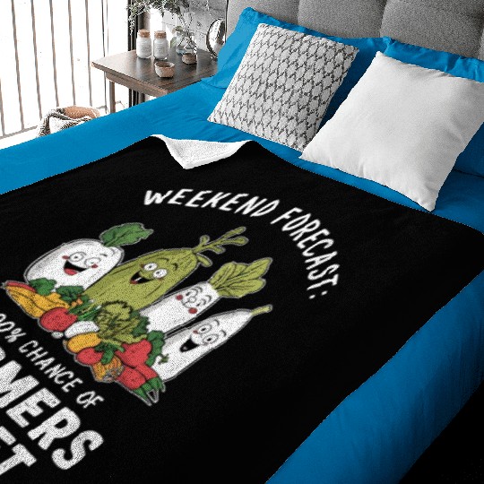 Farmers Market Farmer Agriculture Farming Food Baby Blankets