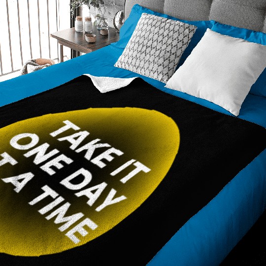 One Day at a Time Baby Blankets