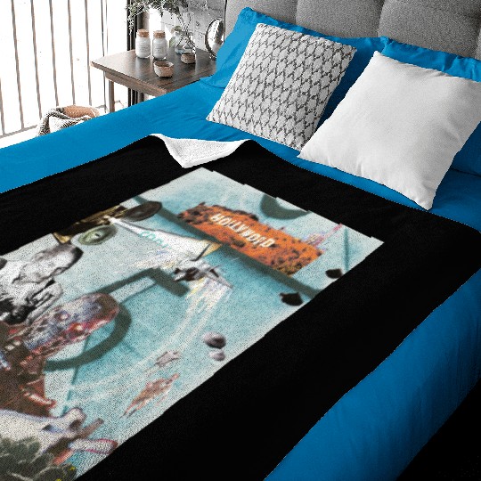 lights camera hollywood Baby Blankets
