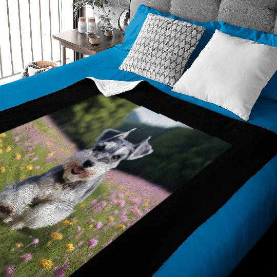 Schnauzer main photo Baby Blankets