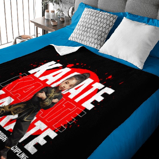 Karate Enthusiast Martial Arts Fan for a Karate Baby Blankets