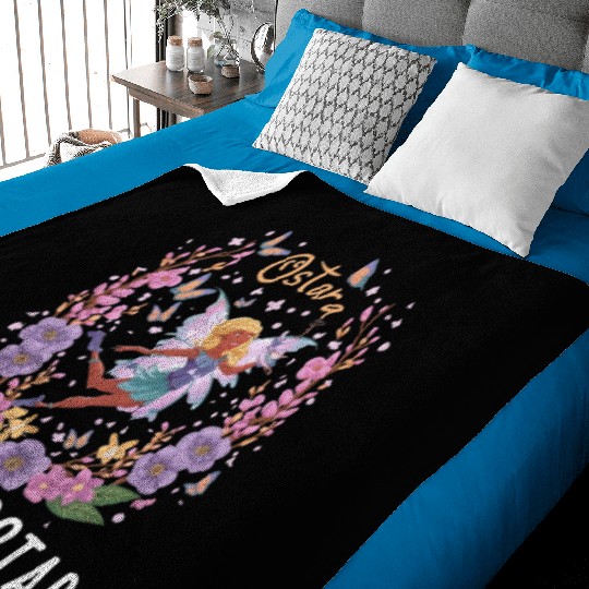 Easter Ostara Eostre - Pagan Witchcraft Spring Baby Blankets