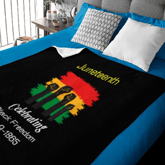Juneteenth celebrating black freedom history Baby Blankets