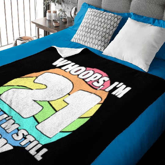 21st Birthday 21 BDay Lesbian Gay Bi Trans - Baby Blankets