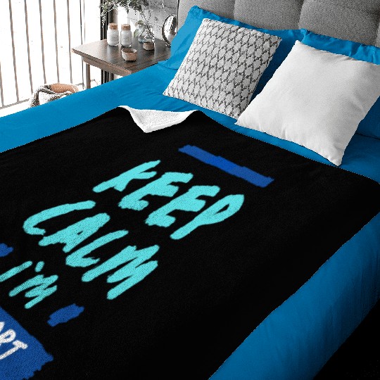 Keep Calm, I'm IT Support Baby Blankets