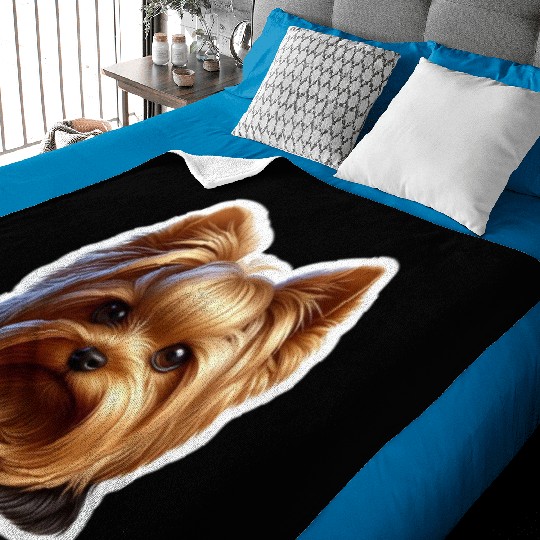 Yorkshire Terrier Baby Blankets