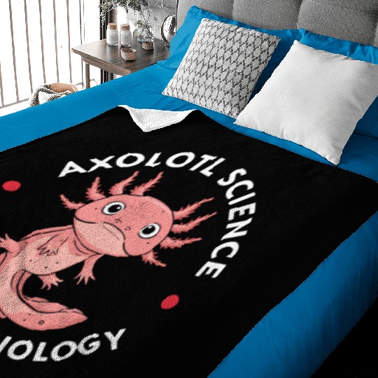 Axolotl Science Teacher Mexican Salamander Baby Blankets