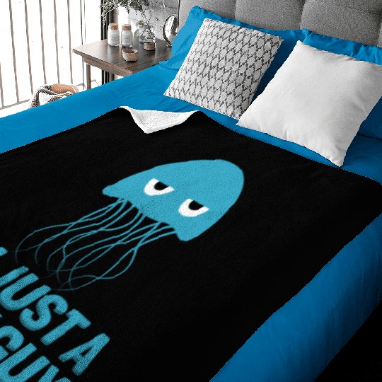 I'm Just A Jelly Guy Jellyfish Song Pun Music Baby Blankets
