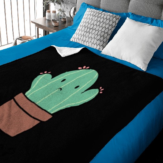 Sweet cactus free hugs ? Baby Blankets