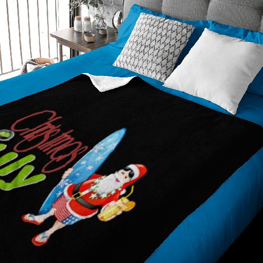 christmas in july Baby Blankets