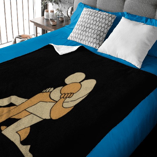 Freestyle wrestling Baby Blankets