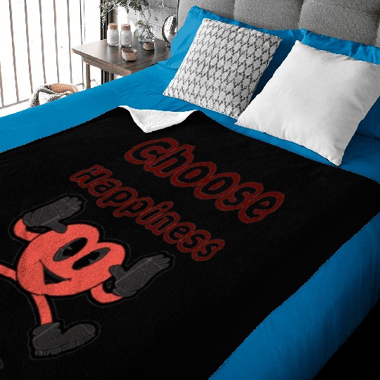 Choose Happiness: Embrace Joy and Positivity Baby Blankets