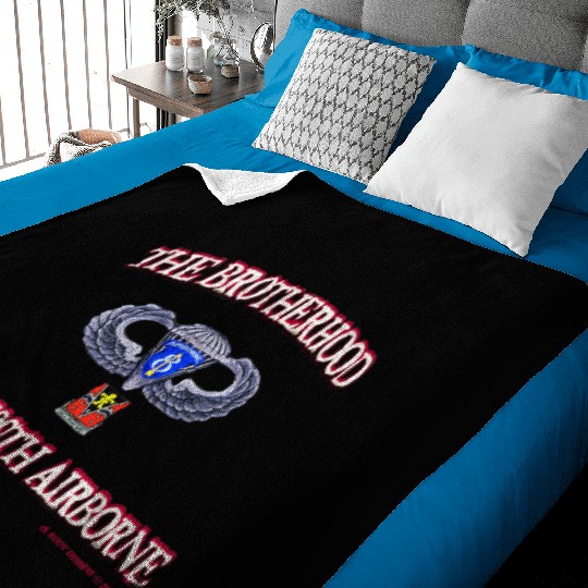 Ol Koot Designs BROTHERHOOD AIRBORNE Baby Blankets