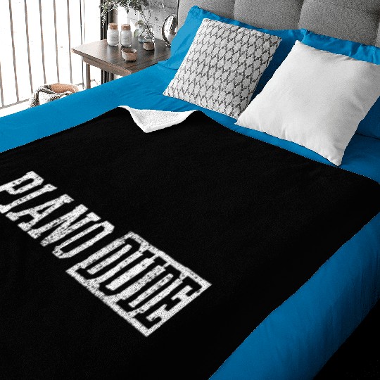Piano Keyboard Musician Pianist Baby Blankets