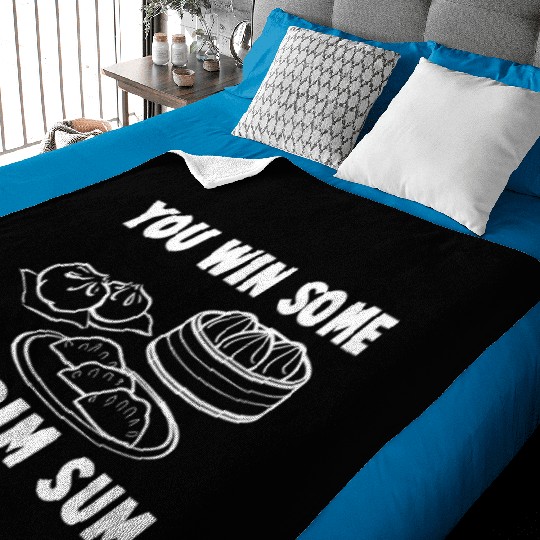 You Win Some You Dim Sum - Funny Chinese Food Baby Blankets